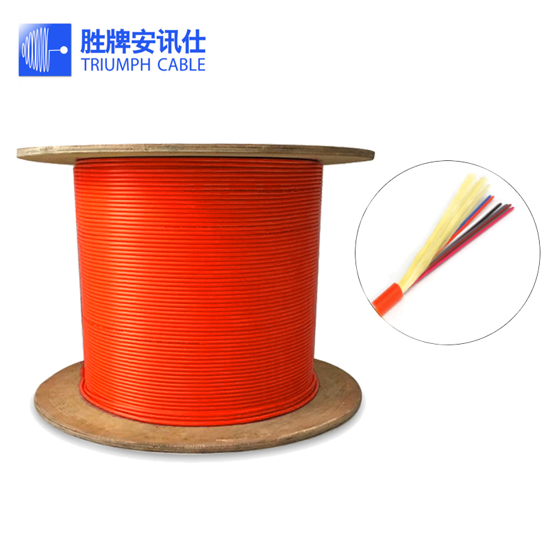 Indoor 8-core multimode fiber