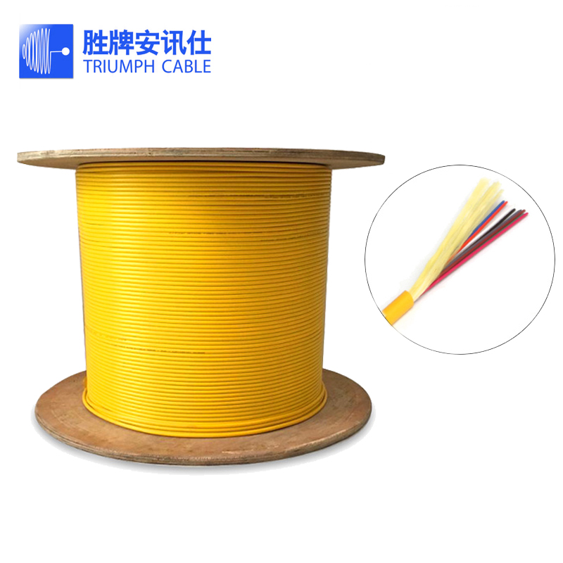 Indoor 8-core single-mode fiber